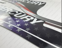 Mercury 90HP ELPTO Two Stroke 1999-2006 USA Flag Edition Outboard Decal Kit